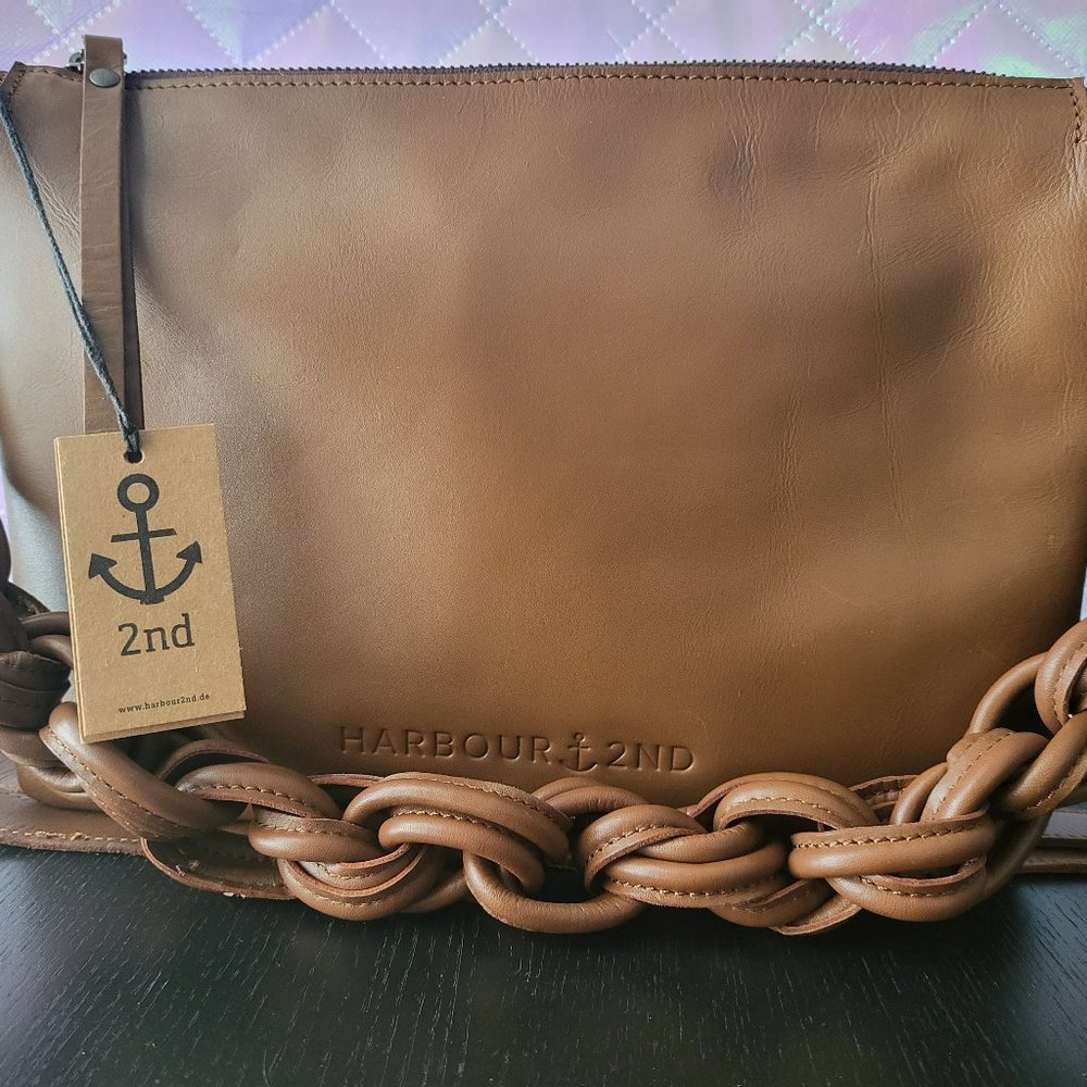 Harbour 2ND Caramel Leather Purse
